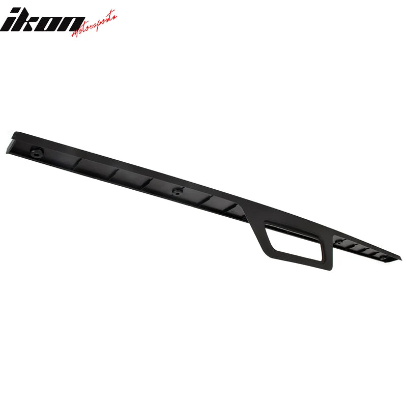 Matte Black Tailgate Molding Cap