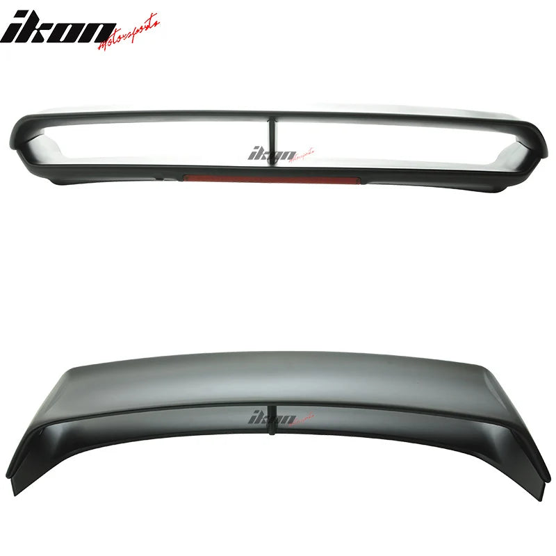 RS Style Rear Trunk Spoiler with LED Brake Light