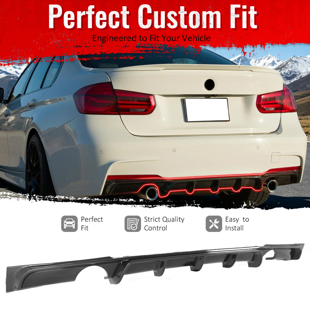 MP Style Rear Bumper Diffuser