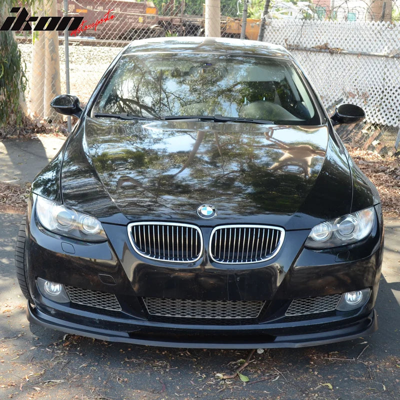 Front Bumper Lip Unpainted Black