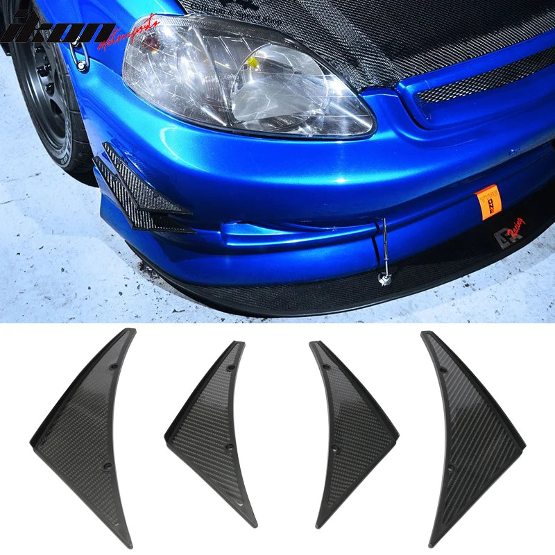 Carbon Fiber Gloss Hydro Dip Canards