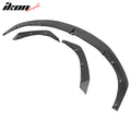 V Style Carbon Fiber Front Bumper Lip