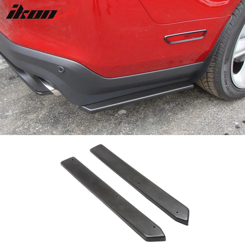 Carbon Fiber Rear Bumper Spats