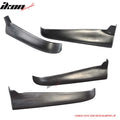 JDM Style 2-Piece Rear Bumper Lip Spoiler