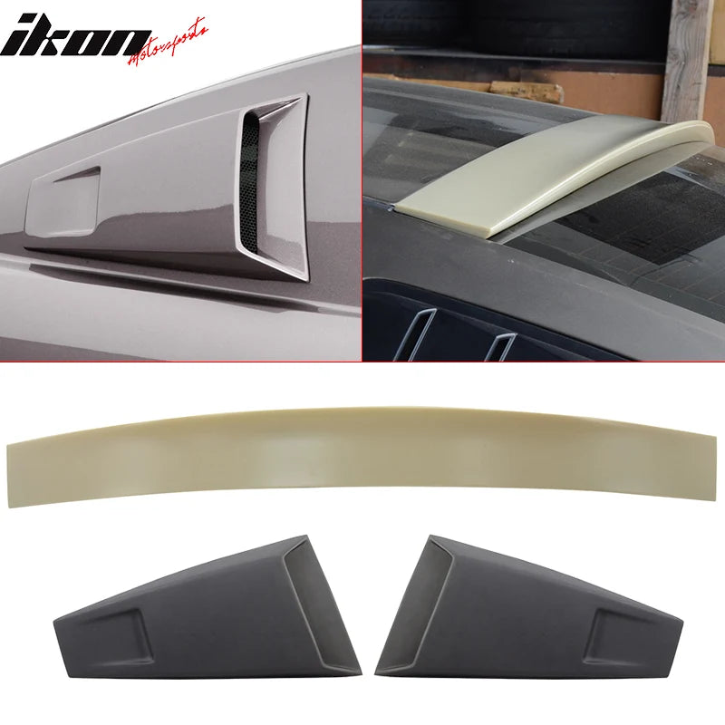 Roof Spoiler and Window Louver Kit