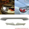 TR-D Style Trunk Spoiler & Side Wing Set