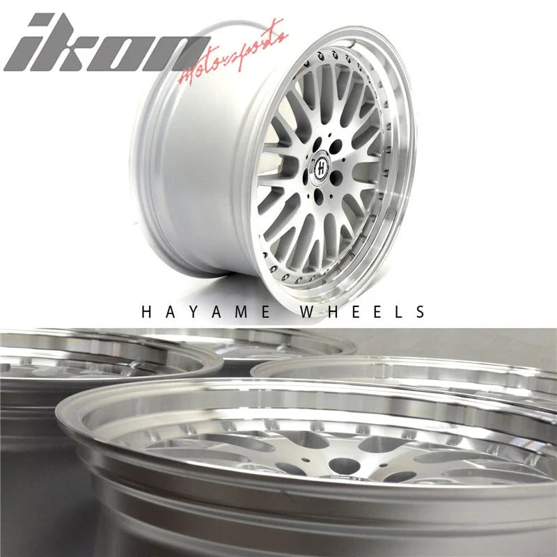 18x8.5 +35 Offset Silver Machined Face Aluminum Wheel