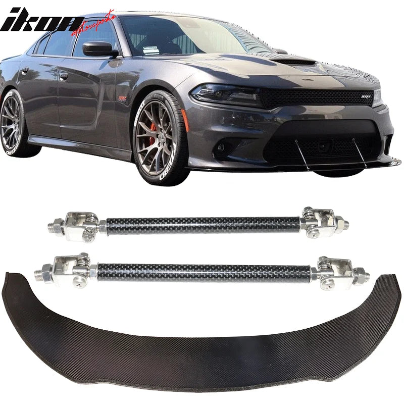 Front Bumper Cover w/ Carbon Fiber Lip