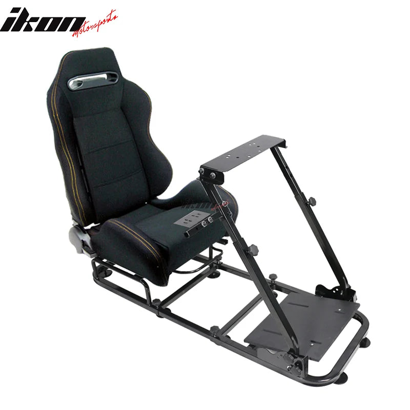 Reclinable Racing Seat with Sliders