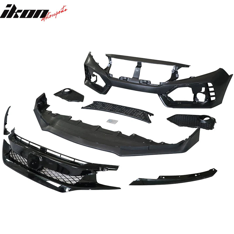 Type R Style Front Bumper