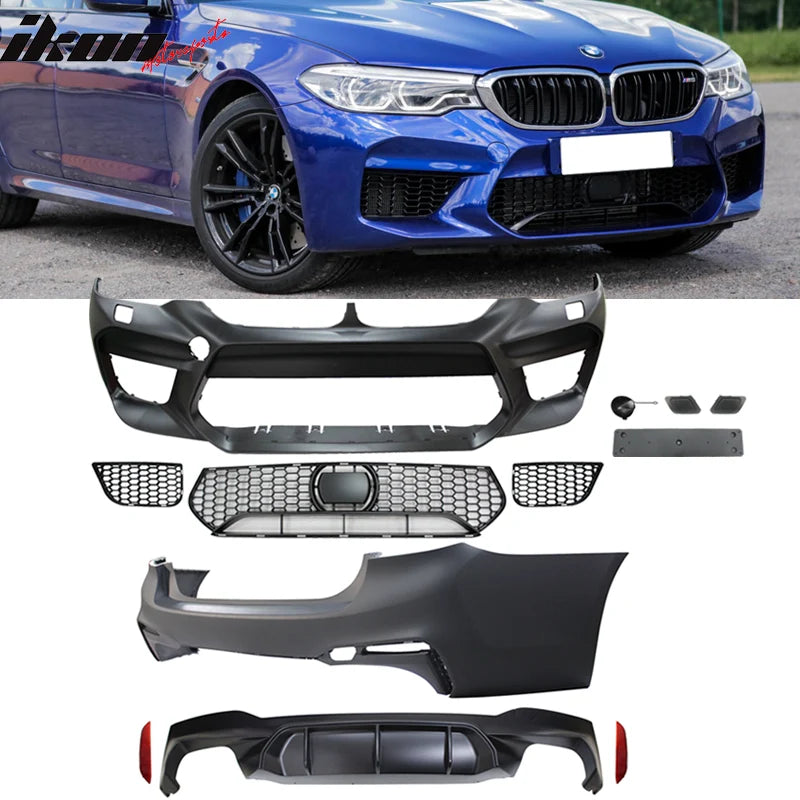 M5 Style Front and Rear Bumper Cover Kit