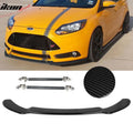 Carbon Fiber Style Front Bumper Splitter Lip