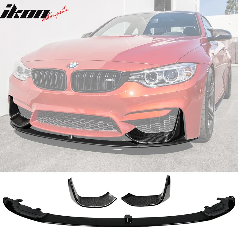 Front Bumper Lip with Carbon Fiber Splitters