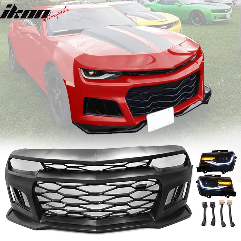 ZL1 Style Front Bumper with Headlights