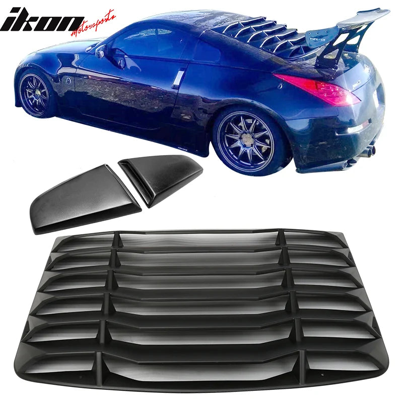 Rear Window and Side Vent Louver Set
