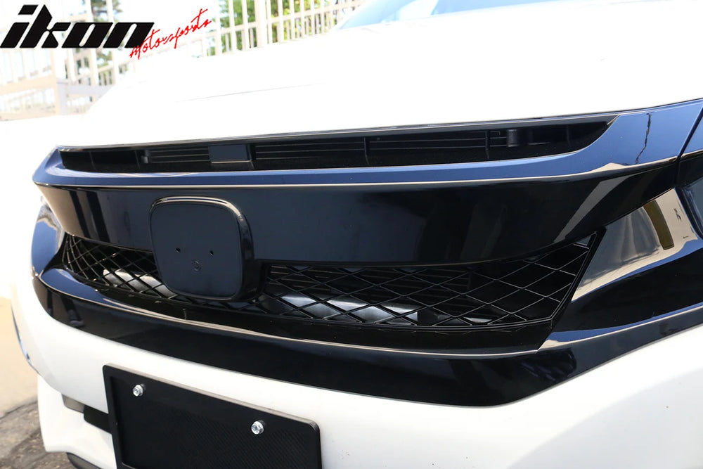 T-R Style Front Grille with Eyebrow Set