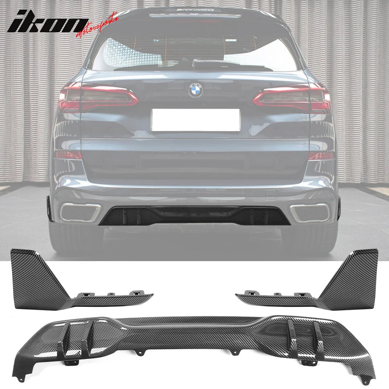 MP Style Rear Bumper Diffuser and Canard Set