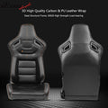 Universal Racing Seat with Dual Slider Belt System