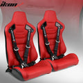 Racing Seat with Recline and Dual Sliders