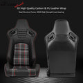 Racing Seats with Sliders and Seat Belts