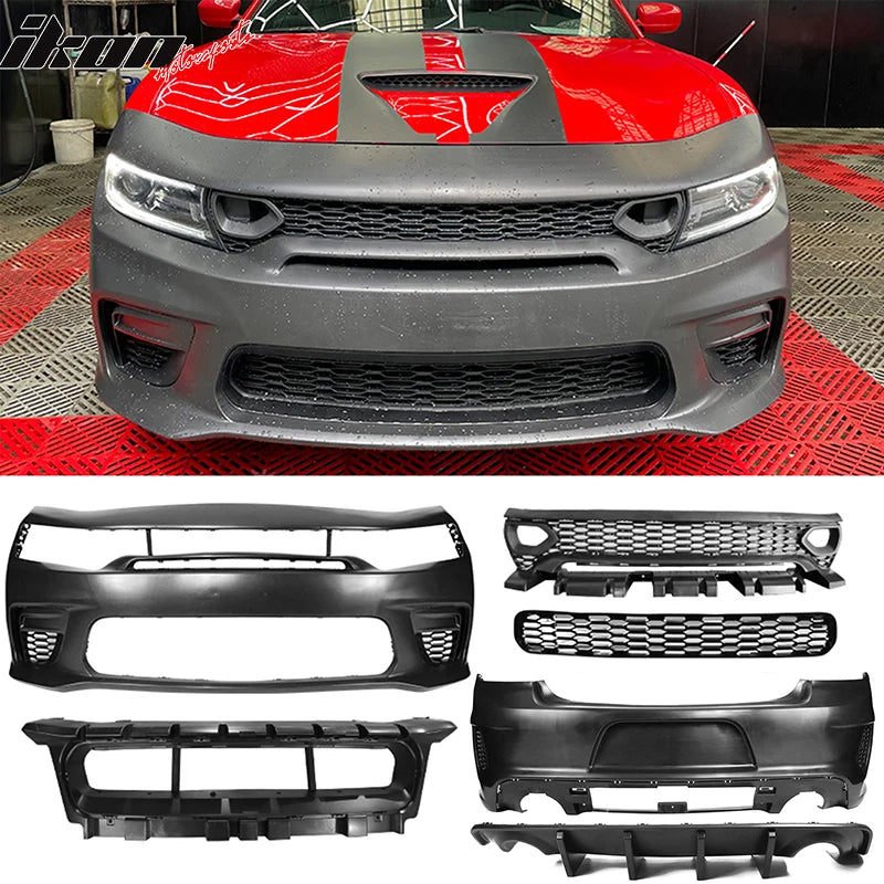 Widebody SRT-Style Front and Rear Bumper Set