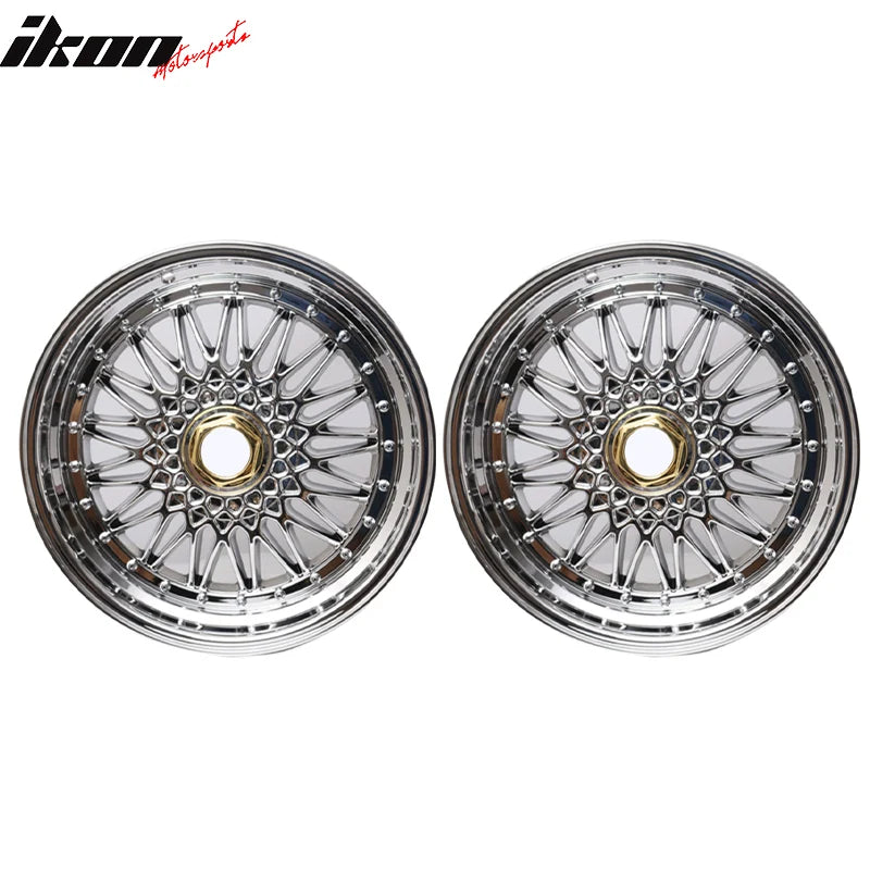 18x8.0 Mesh Step Lip Wheel Set