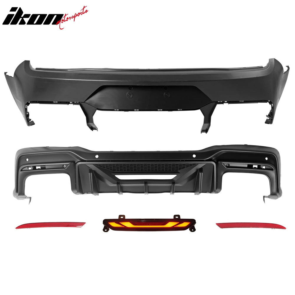 GT-V Style Rear Bumper with Speed Diffuser