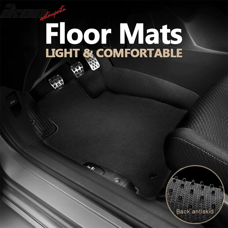 3-Piece Carpet Floor Mat Set