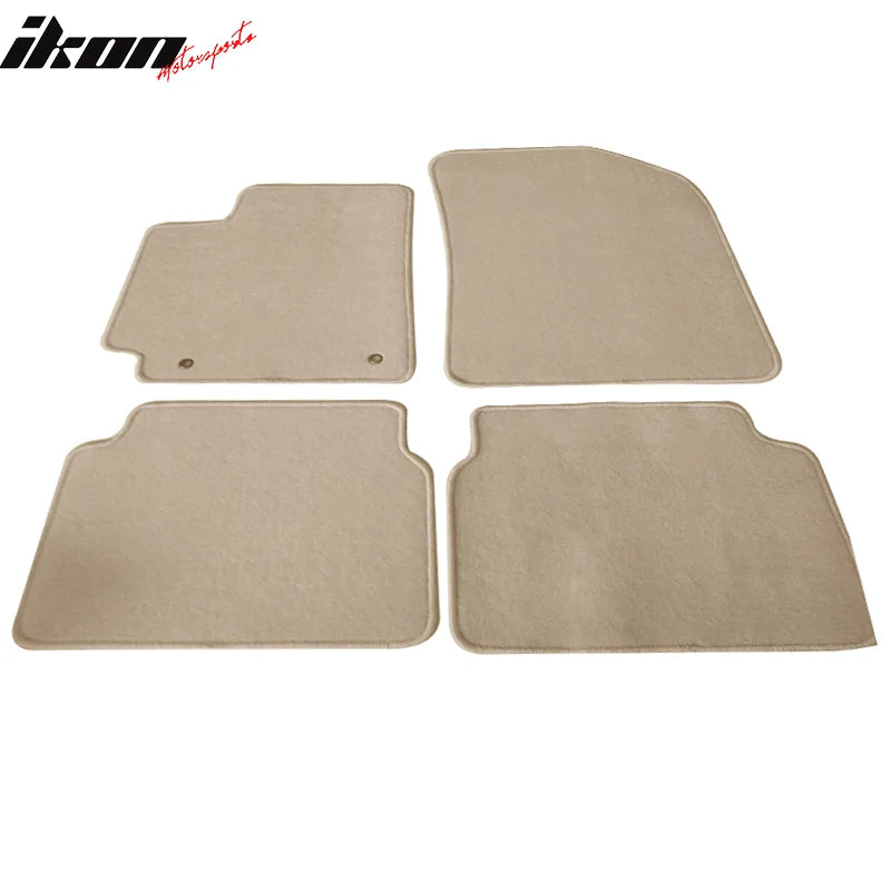 4-Piece Nylon Carpet Floor Mat Set