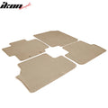 4-Piece Nylon Floor Mat Set