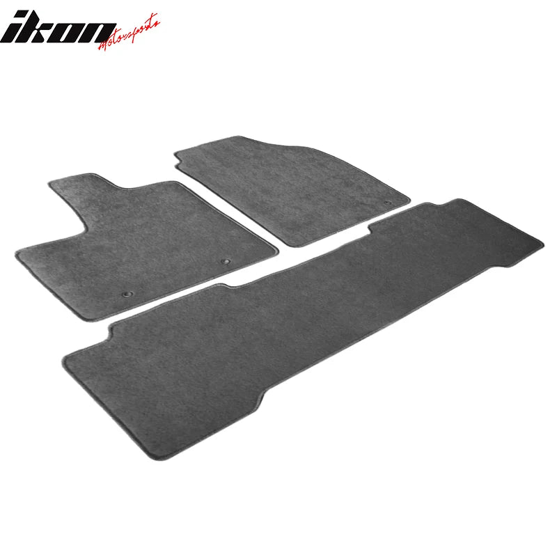 3-Piece Nylon Carpet Floor Mat Set