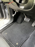 2-Piece Black Nylon Floor Mat Set