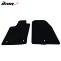 2-Piece Black Nylon Floor Mat Set