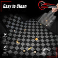 Plaid Floor Mat Set