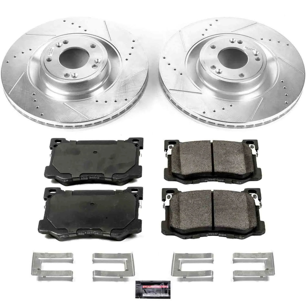 Power Stop 99-02 Ford E-350 Econoline Club Wagon Z23 Evolution Kit w/ Calipers - Front and Rear