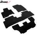 4-Piece Black Nylon Carpet Floor Mats