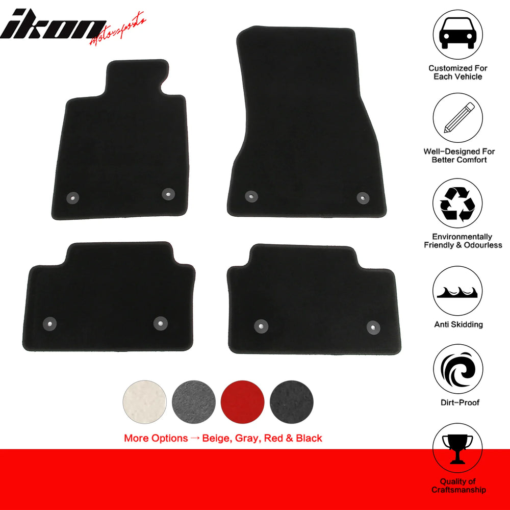4-Piece Floor Mat Set