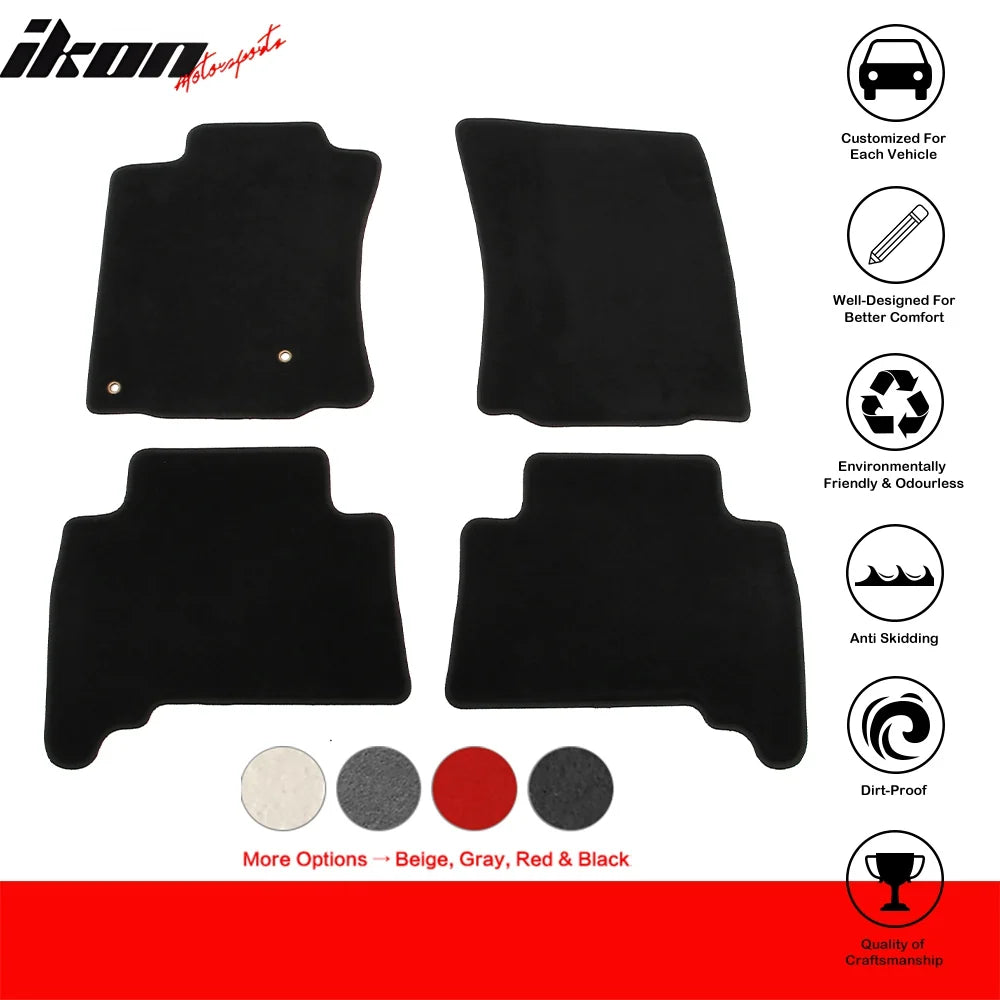 Carpet Floor Mats, Black