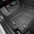 3-Piece Black TPE 3D Molded Floor Mat Set