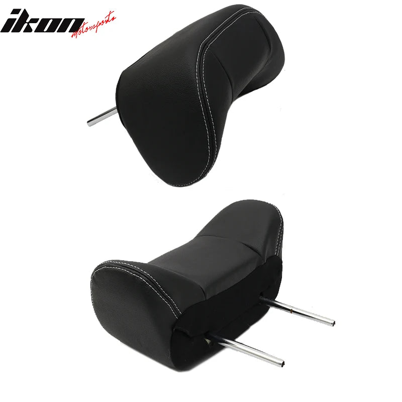 Faux Leather Front Headrest Covers