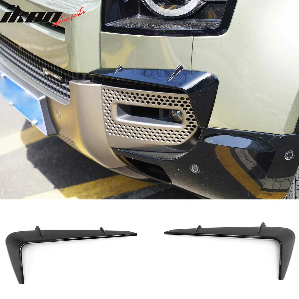 Glossy Piano Black ABS Bumper Trim Bezel