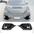 OE-Style Front Bumper Fog Light Cover Pair