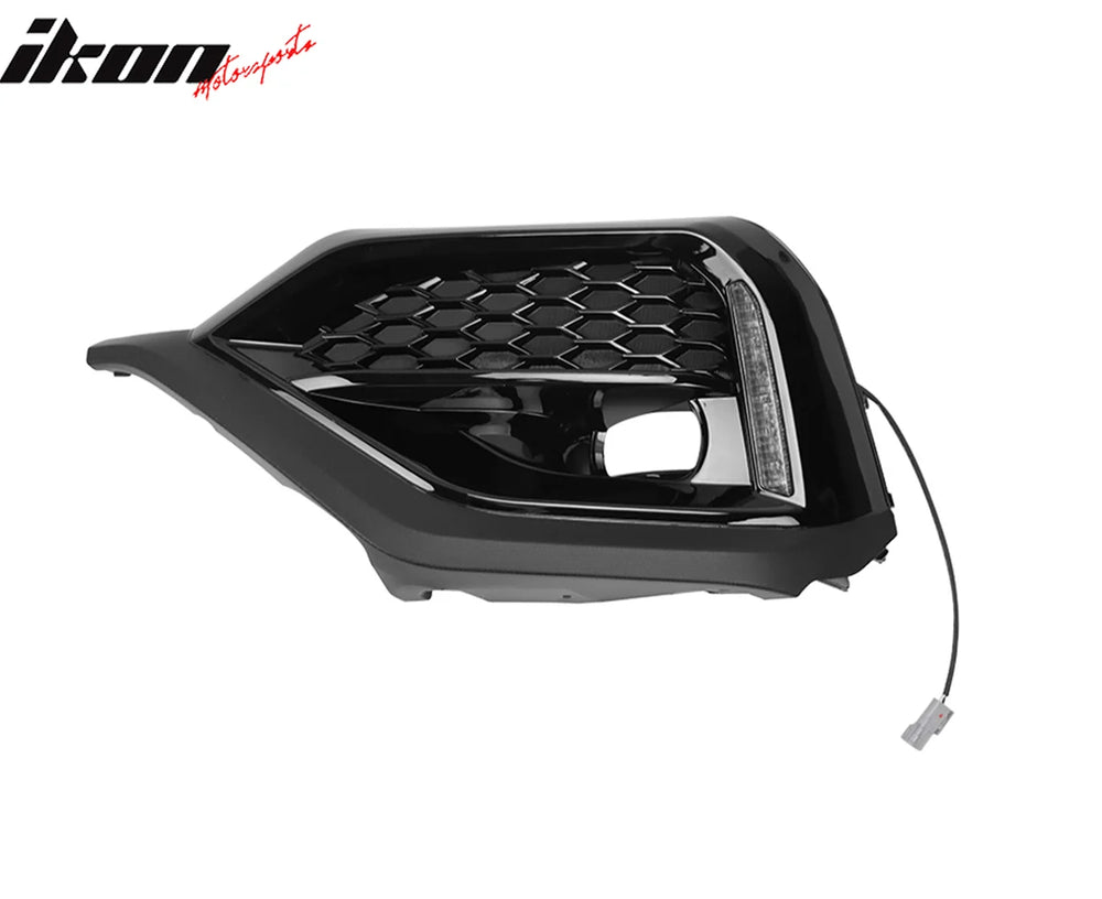 OE-Style Front Bumper Fog Light Cover Pair