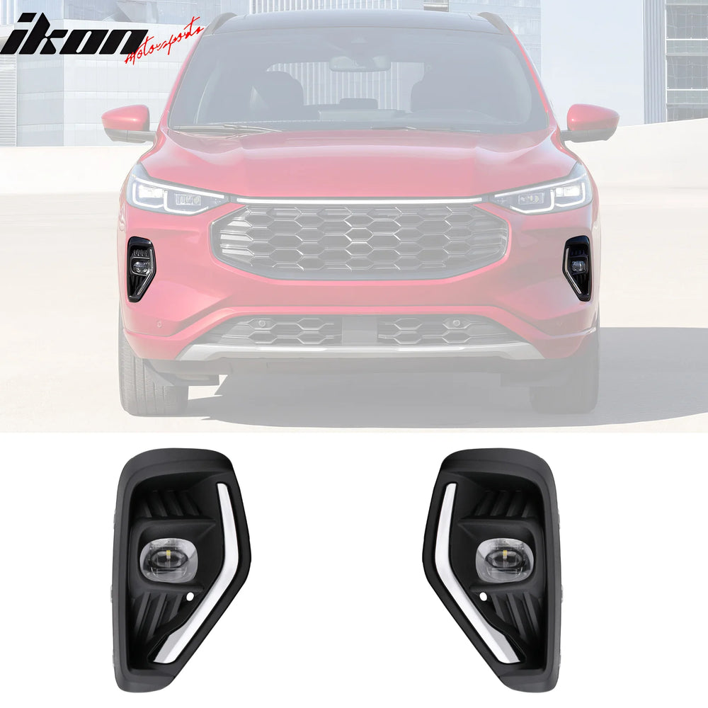 LED Fog Lights with Wiring Switch Kit