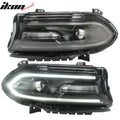 Projector Headlights w/ Sequential Turn Signals & LED DRL