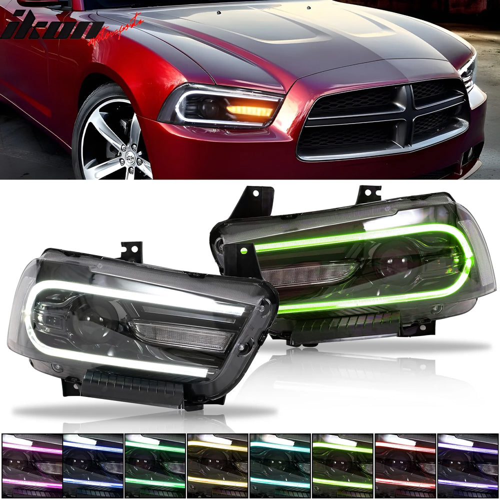 Projector Headlights w/ LED Sequential DRL