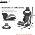 Reclinable Racing Seat Set