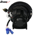 Projector Headlight Black Housing