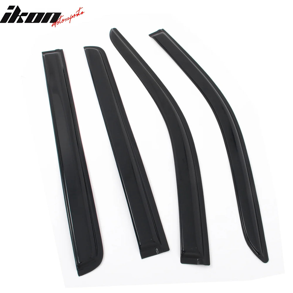 Smoke/Tinted Tape-On Window Visors