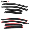 Slim Style Window Visors Smoke Tint Set of 4